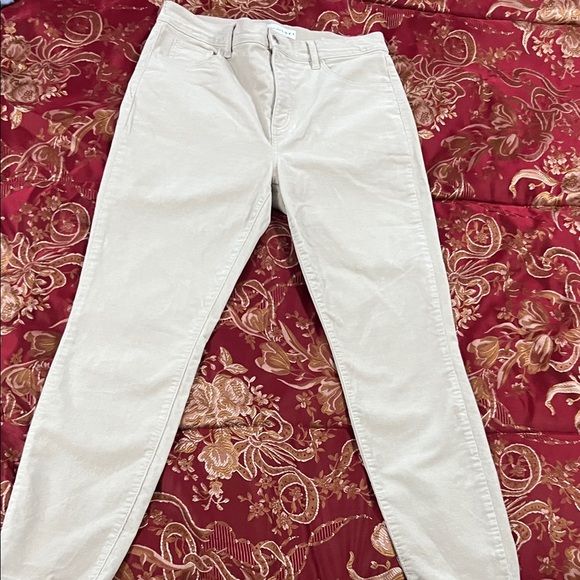 LOFT Light Beige Corduroy Trousers - Picture 3 of 4